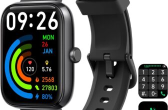 Smart Watch for Men Women with Bluetooth Call, Alexa Built-in, Heart Rate & Sleep Monitor