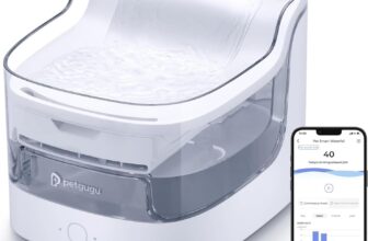 PETGUGU Cat Water Fountain for Drinking,