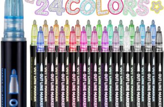 45% OFF ZOOI 24 Colors Glitter Markers for Adult Coloring