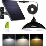 50% offintelamp solar light for Shed Barn Garage Chicken Coop Porch Storage
