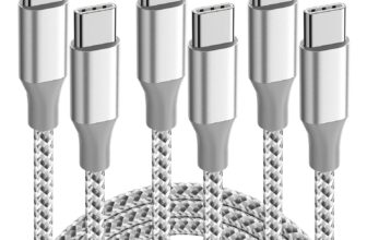 50% off SB C Cable 3Pack USB C to USB C Cable 10FT 60W Type C Charger Nylon Braided