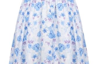 45%  Belle Poque Womens Summer Dresses Floral Corset Dress Tie Front Sweetheart Neckline Cottagecore