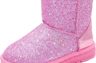 Girl Winter Boots Glitter Sequin Snow Boots Toddler