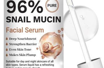 Snail Mucin Face Serum 120ml with Pure 96% Snail Secretion Filtrate