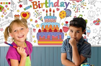 Birthday Party Decoration Giant Coloring Poster