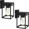 50% off 2 Pack Metal Solar Wall Lights