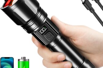 35% OFF 990000 High Lumens Rechargeable Flashlight