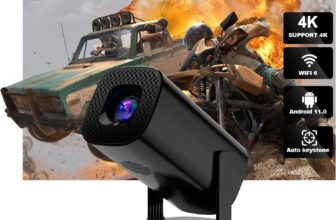 50% Code Mini Projector 4K 1080P Support