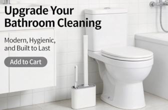 40% OFF Toilet Brush and Holder Set