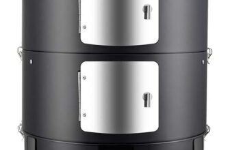 40% off Realcook Vertical 20 Inch Steel Charcoal Smoker