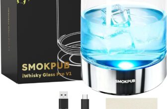 50% off Spinning Whiskey Glasses with RGB LED Lights