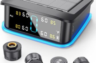 40% off!!! Solar Wireless TPMS with 4 External Tire Sensors
