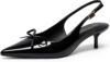 40% OFF DREAM PAIRS Women’s Slingback Kitten Heels Pumps with Bow