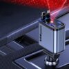 Retractable Car Charger with Galaxy Projector