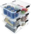 30% OFF Plastic Storage Bins with Lids 6 Pack