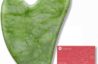 50%+ 15% Best Coupon  BAIMEI IcyMe Natural Jade Gua Sha Facial Tool-Green
