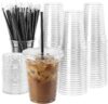 30% off 200 Set Cups with Lids And Straws (12 OZ)