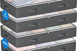 42% off Budding Joy 90L Under Bed Storage Containers,