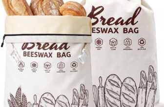 53% OFF 2 Pack Reusable Beeswax Bread Bags