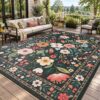 50% off Indoor Outdoor Rug 5x7ft Patio Rug