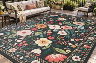 50% off Indoor Outdoor Rug 5x7ft Patio Rug