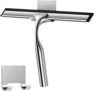 Stainless Steel Shower Squeegee with an Adhesive Hook