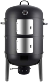 41% off Realcook Vertical 20 Inch Steel Charcoal Smoker