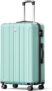 50% off Checked Medium Luggage 24 Inch Hardside ABS Suitcase