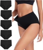 45%  off Women’s High Waisted Cotton Briefs 5 Pack