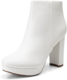 35% OFF DREAM PAIRS Women’s High Chunky Heel Ankle Boots