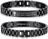 55% off  Christian Cross Bracelet for Men Women