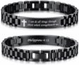 55% off  Christian Cross Bracelet for Men Women
