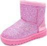 Girl Winter Boots Glitter Sequin Snow Boots Toddler