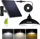 intelamp solar light for Shed Barn Garage Chicken Coop Porch Storage