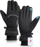 RIVMOUNT Waterproof Winter Gloves Women Men