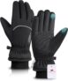 RIVMOUNT Waterproof Winter Gloves Women Men