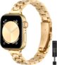 STIROLL Women Slim Metal Strap Compatible for Apple Watch Band 42mm(Series 11/10) 41mm 40mm 38mm