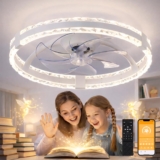 50%  Low Profile 20 Inch Ceiling Fan with Lights and Remote