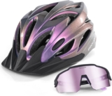 45%  Adult Bike Helmet with Cycling Sunglasses