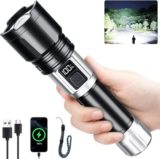 Flashlight Rechargeable 990000 High Lumens, Super Bright LED Flash Light