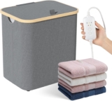 50% OFF Towel Warmer & 46L Laundry Basket