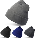 50%+ 25% PrimeCoupon 3/4Pack Beanies Hats Knitted Caps for Men & Women