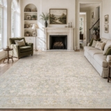 50% off Floral Area Rug for Living Room Carpet 5×7 ft